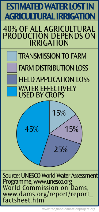 Water Lost in Irrigation
