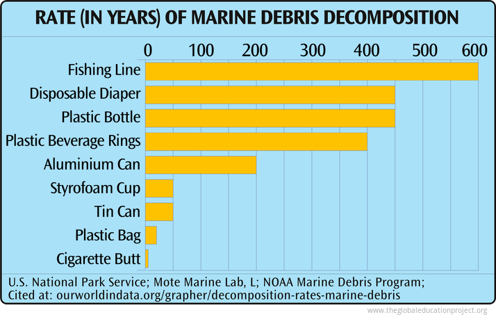 Marine Debris Decomposition