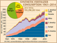World Fertilizer Consumption by Region