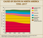 Share of Deaths in North America
