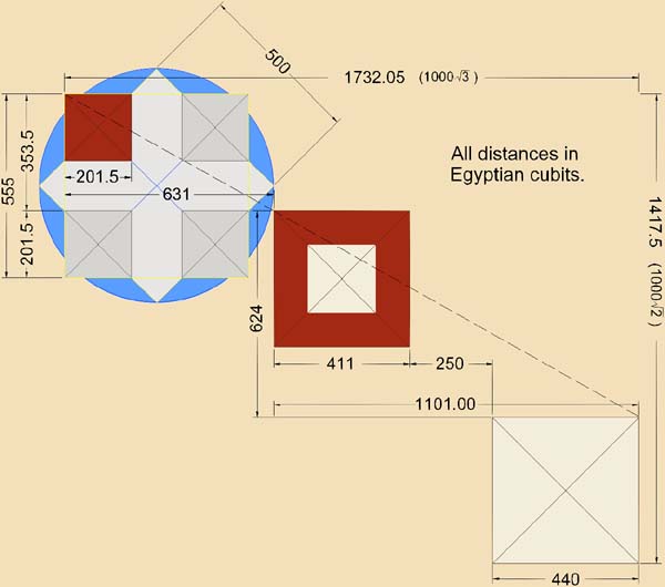 Legon's Giza Ground Plan