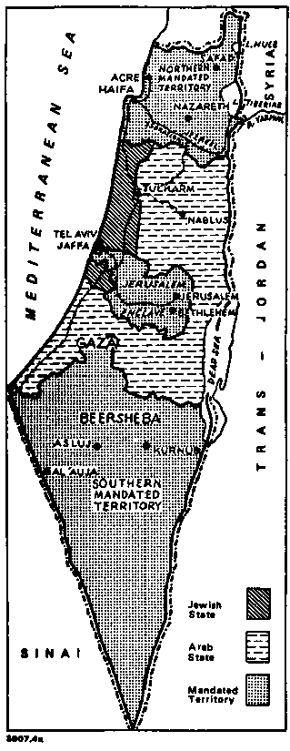 Palestine Partition Plan C, 1938