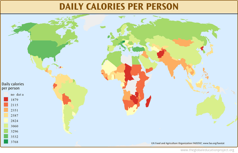 Daily Calories per Person Daily Calories per Person